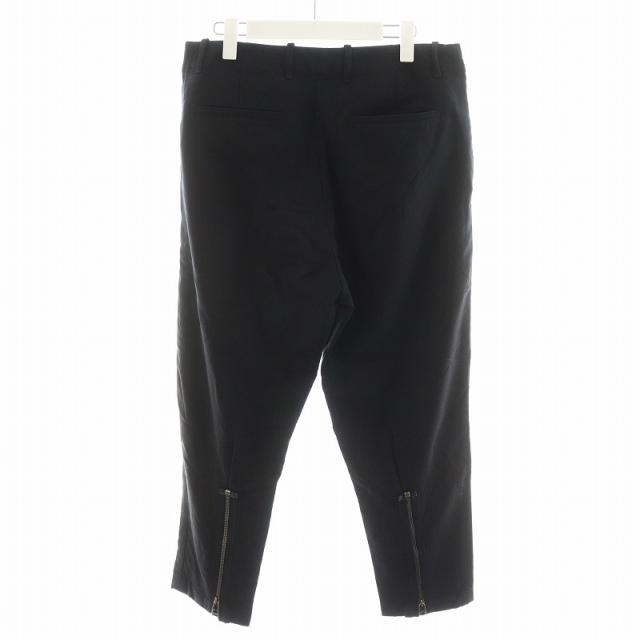 【中古】オーエーエムシー OAMC Cropped Zip Trousers トラウザーパンツ 裾ジップ ウール 31 黒 ブラック OAMN300233 中古】オーエーエムシー OAMC Cropped Zip Trousers トラウザーパンツ