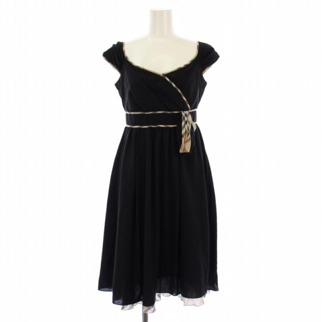 バーバリーブラックレーベル新品ドレス３８ □美品□BURBERRY BLACK LABEL バーバリーブラックレーベル ワンピース