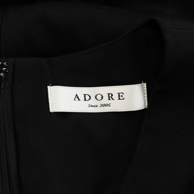 【中古】アドーア ADORE ワンピース ロング丈 半袖 36 黒 ブラック 531-7140401 /AN10 レディース 中古】アドーア ADORE ワンピース ロング丈 半袖 36 黒 ブラック 531