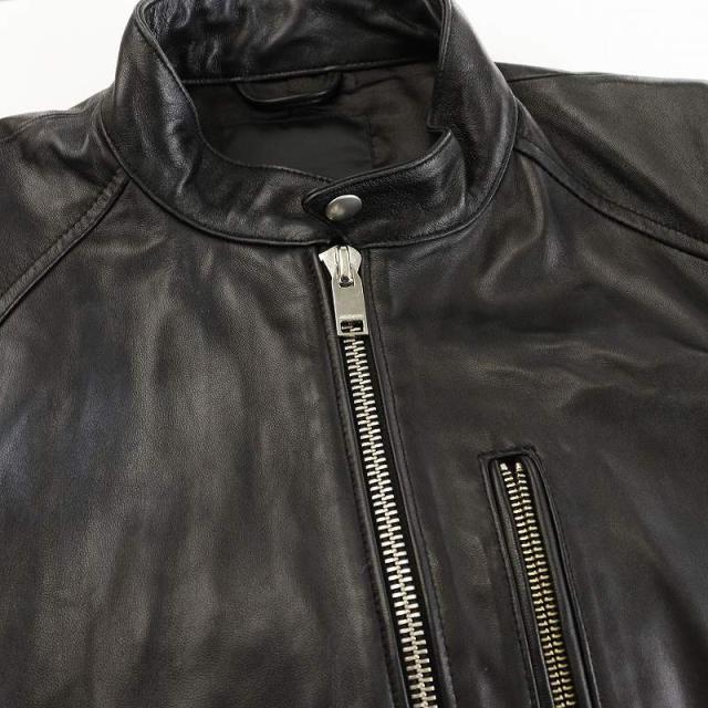 ジャックローズ ライダースジャケット ラムレザー サイズ4 シングル