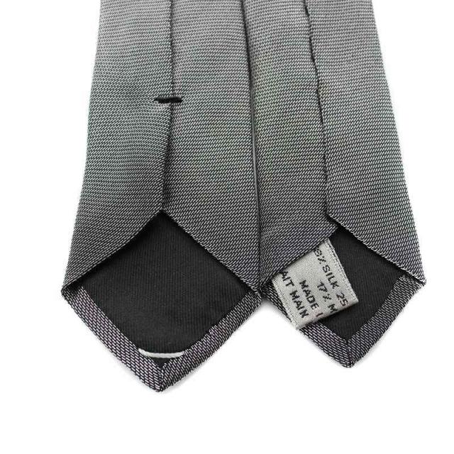 Dior Homme ディオールオム シルク ナロータイ シルバー ネクタイ DIOR HOMME - Dior Homme ディオールオム ネクタイ シルバー
