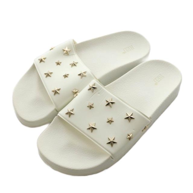 VALENTINO スタッズウェッジサンダル ホワイト Valentino Garavani