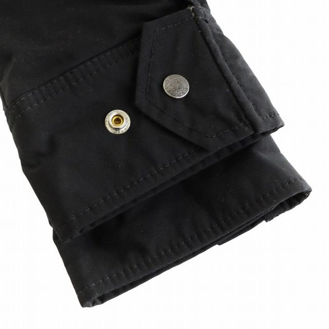 【中古】ディーゼル DIESEL ジャケット ボア ナイロン アウター M 黒 ブラック /AN15 メンズ