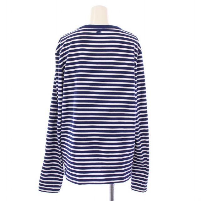 中古】アミ アレクサンドル マテュッシ スマイリーパッチストライプT  