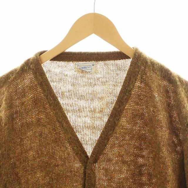 中古】ブレント BRENT 60s ヴィンテージ カーディガン 長袖 モヘヤ混 M