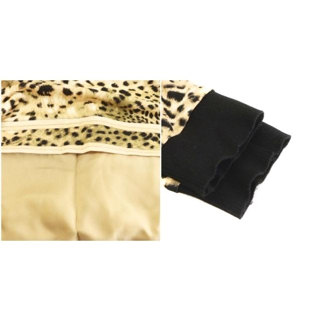 【中古】レオナール セットアップ ニット カットソー 長袖 フレアスカート ひざ丈 LL 73 ベージュ 黒 中古】レオナール セットアップ ニット カットソー 長袖 フレア