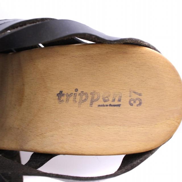 中古】トリッペン trippen ストラップサンダル スクエアトゥ チャン