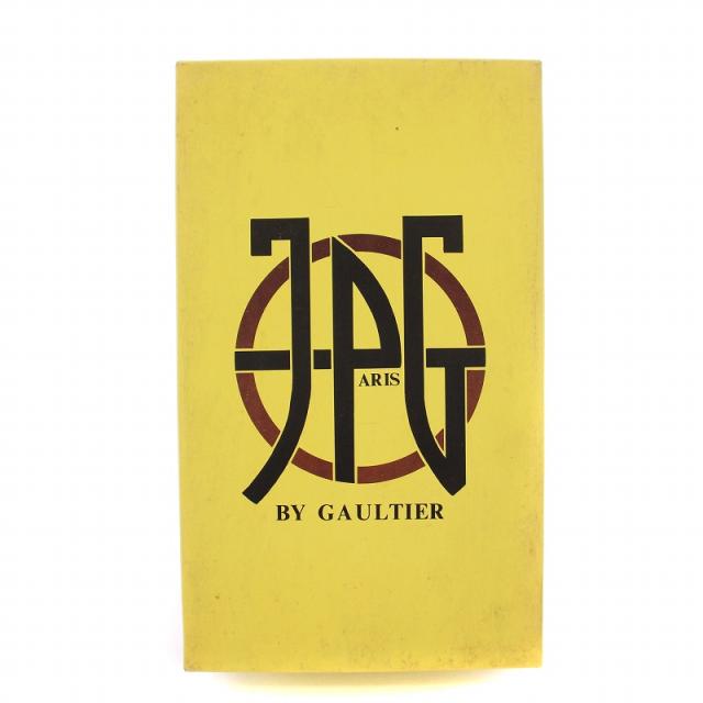 【中古】ジャンポールゴルチエ 90’s ショートブーツ ラウンドトゥ チャンキーヒール ローヒール レザー 23.5cm 黒