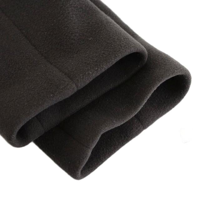 IENA ラムウールノーカラーコート ブラック 2022AW IENA ラムウールノーカラーコート