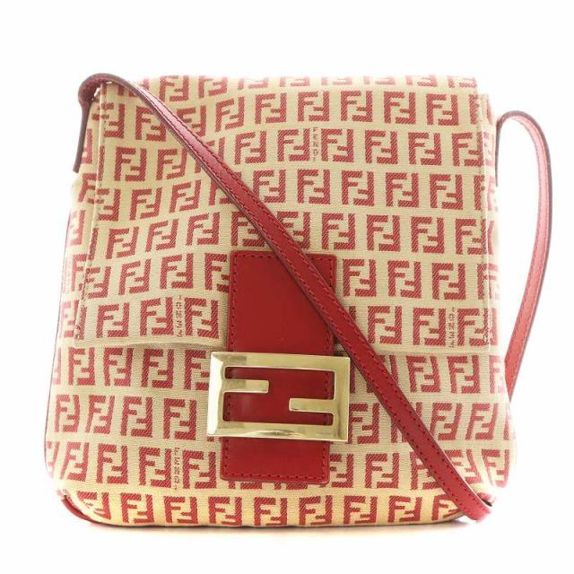 中古】フェンディ FENDI マンマバケット ズッキーノ ショルダーバッグ 