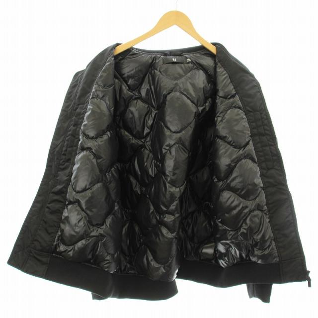 美品✨UNIQLO ユニクロ +J ハイブリッドダウンジャケット　ブラック　XL ユニクロ+J ハイブリッドダウン オーバーサイズジャケット 黒 S J 実