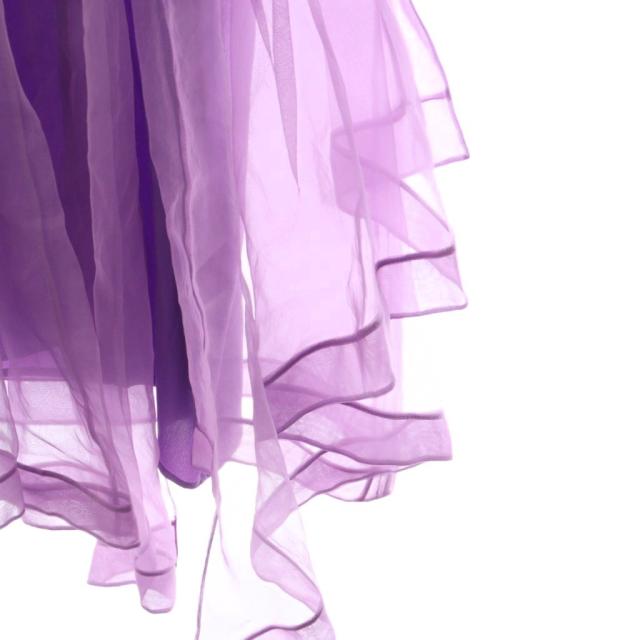 中古】グッチ GUCCI チュールスカート フレアスカート ロング丈 シアー