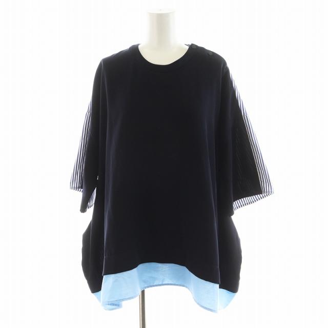 中古】エンフォルド ENFOLD 24AW SHIRT COMBI PULLOVER シャツ