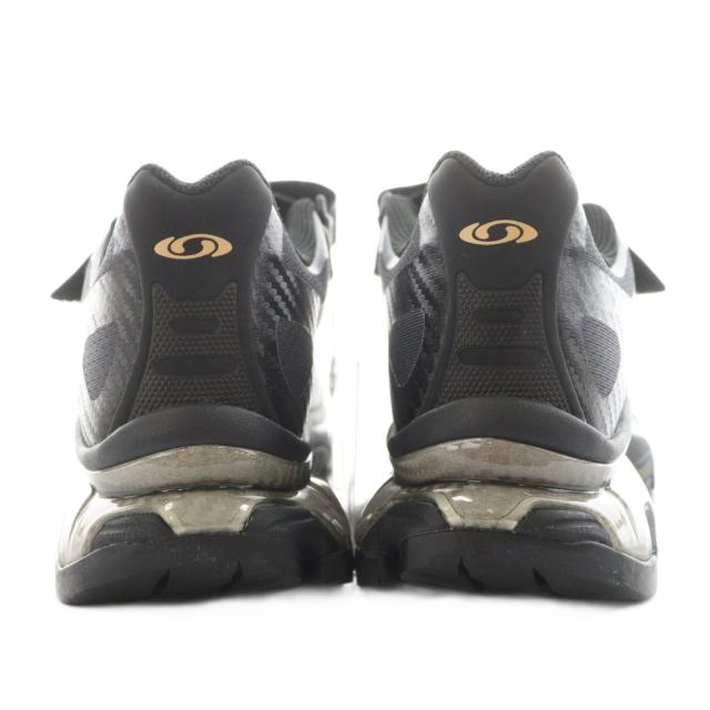 【中古】未使用品 エムエムシックス メゾンマルジェラ × サロモン スニーカー 22.0cm 黒 S66WS0102