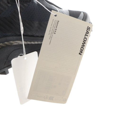 【中古】未使用品 エムエムシックス メゾンマルジェラ × サロモン スニーカー 22.0cm 黒 S66WS0102