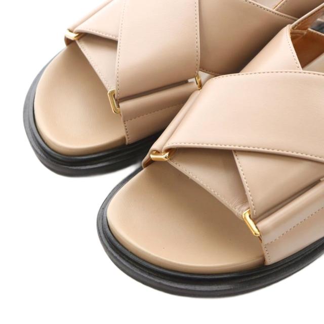 中古】マルニ MARNI フスベット FUSSBETT サンダル ストラップ レザー