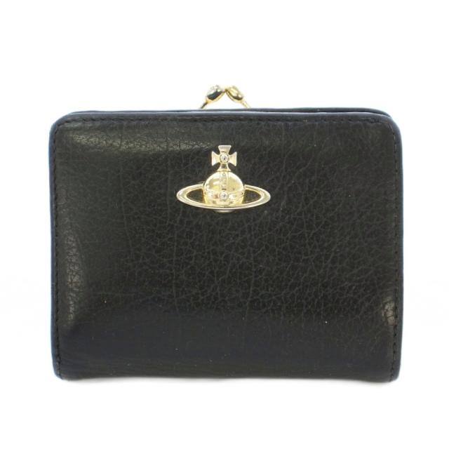 【美品】Vivienne 二つ折り財布 がま口財布 オーブ レザー ブラック 楽天市場】Vivienne Westwoodヴィヴィアンウエストウッドがま口ホック
