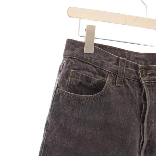 【中古】リーバイス Levi's 1988年 USA製 先染め デニムパンツ ジーンズ ストレート W27 L34 グレー 501-0658_2