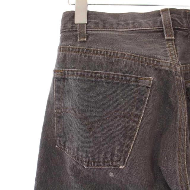 【中古】リーバイス Levi's 1988年 USA製 先染め デニムパンツ ジーンズ ストレート W27 L34 グレー 501-0658_3