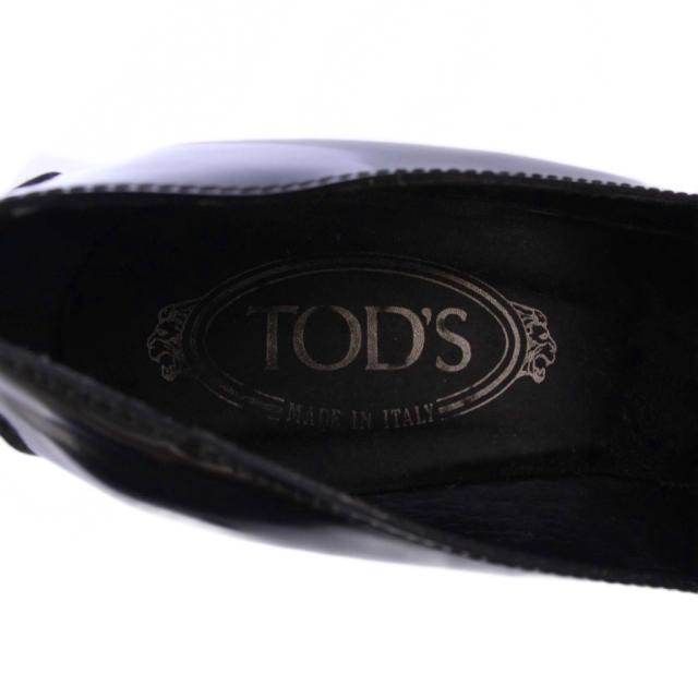 中古】トッズ TOD'S パンプス チャンキーヒール ハイヒール レザー