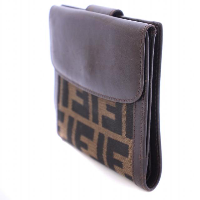 FENDI　二つ折り 財布　ズッカ柄　オールドフェンディ　コンパクトウォレット フェンディ ズッカ柄 二つ折り財布のおすすめ人気商品一覧 通販
