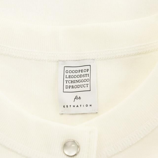 プリスティンPRISTINE 長袖カーディガン日本製M PRISTINE(プリスティン)｜透かし編みカーデ/ナチュラル の通販