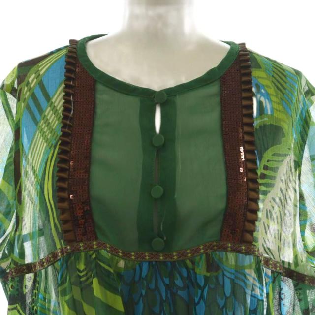 中古】トクコプルミエヴォル TOKUKO 1er VOL シャツ ブラウス 半袖