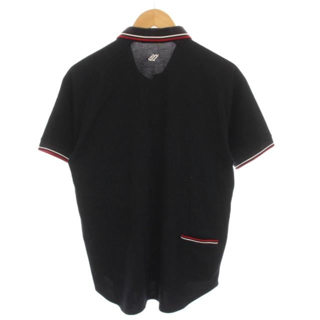 【美品】FRED PERRY フレッドペリー ポロシャツ 中古】フレッドペリー FRED PERRY ポロシャツ 半袖 刺繍 M 黒 FZ1766