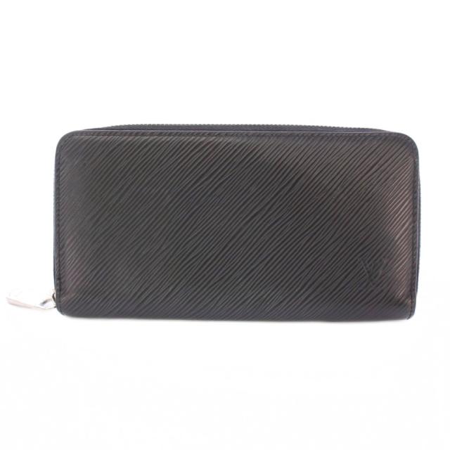 【中古】ルイヴィトン LOUIS VUITTON ジッピーウォレット エピ 長財布 ロングウォレット ラウンドファスナー 黒