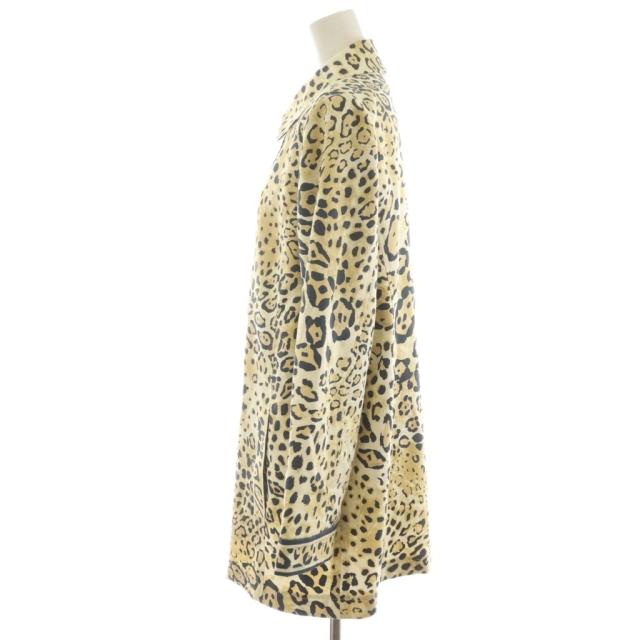 中古】レオナール LEONARD ジャケット ジップアップ レオパード ヒョウ