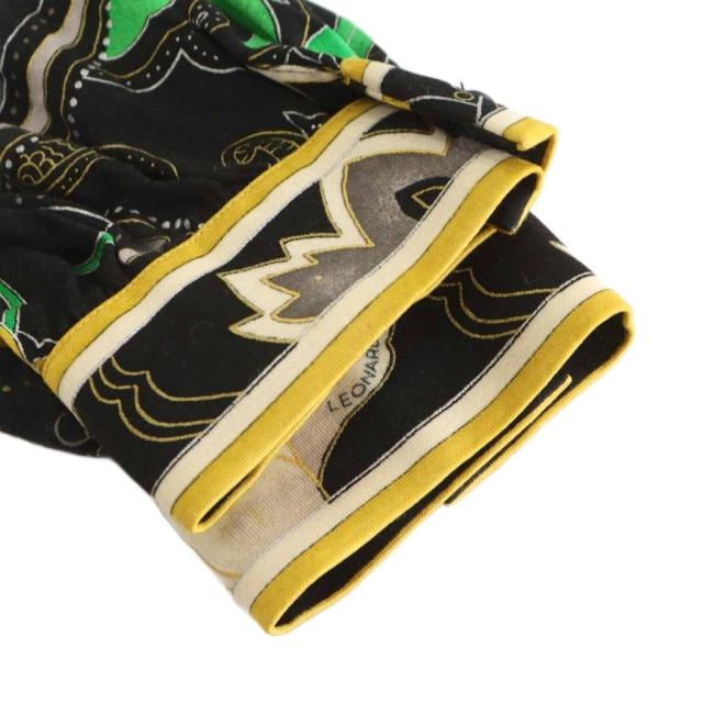 中古】レオナール LEONARD ジャケット 花柄 ペイズリー柄 ウール