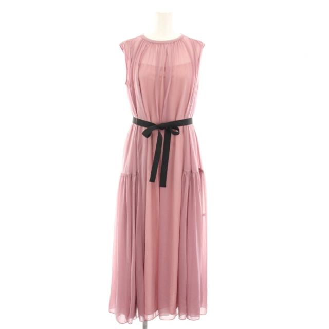 【中古】アルアバイル ワンピース ノースリーブ インナーワンピース 2 ピンク 202310-14-180-41-020 レディース