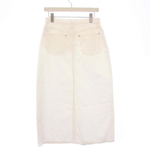 美品 セオリーリュクス 25SS KYDEN ホワイトデニム ロングスカート 美品 セオリーリュクス 25SS KYDEN ホワイトデニム ロング