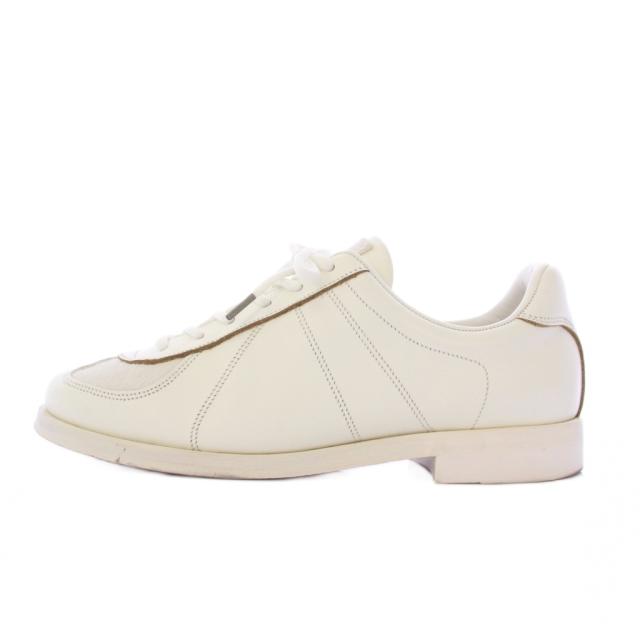 【中古】フットザコーチャー NON-SPORTY SNEAKERS GERMAN ローカットスニーカー レザー 5.5 ホワイト