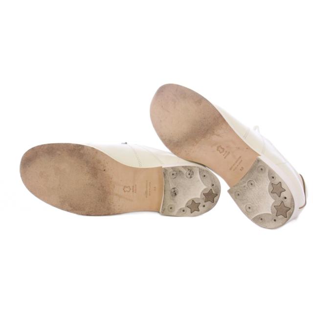 【中古】フットザコーチャー NON-SPORTY SNEAKERS GERMAN ローカットスニーカー レザー 5.5 ホワイト 中古】フットザコーチャー NON-SPORTY SNEAKERS GERMAN ローカット