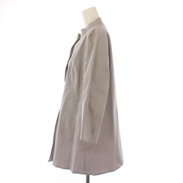 中古】ヘルノ HERNO スタンドカラーリバーシブルロングコート アウター