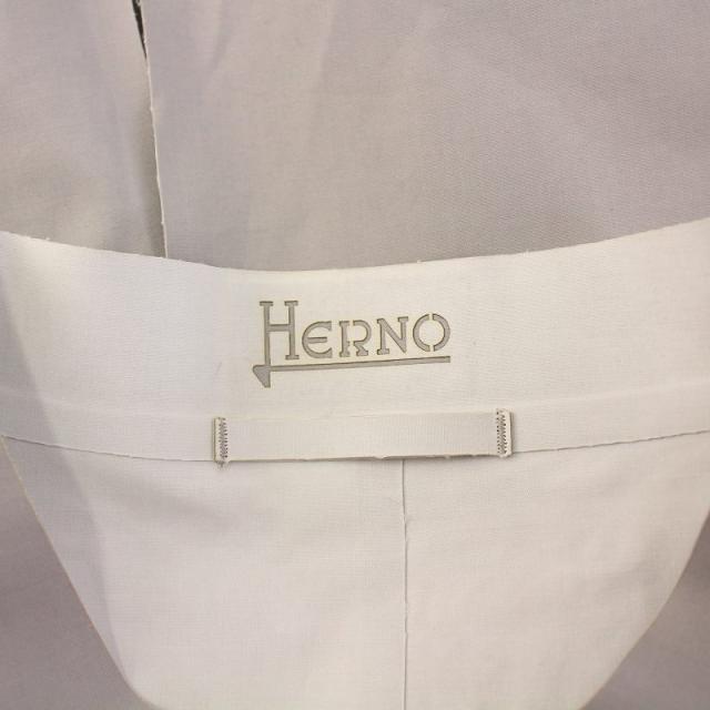 中古】ヘルノ HERNO スタンドカラーリバーシブルロングコート アウター