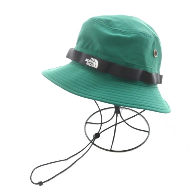 【中古】シュプリーム × ザノース・フェイス 22SS トレッキング クラッシャー バケットハット ロゴ L 緑 NN02250I