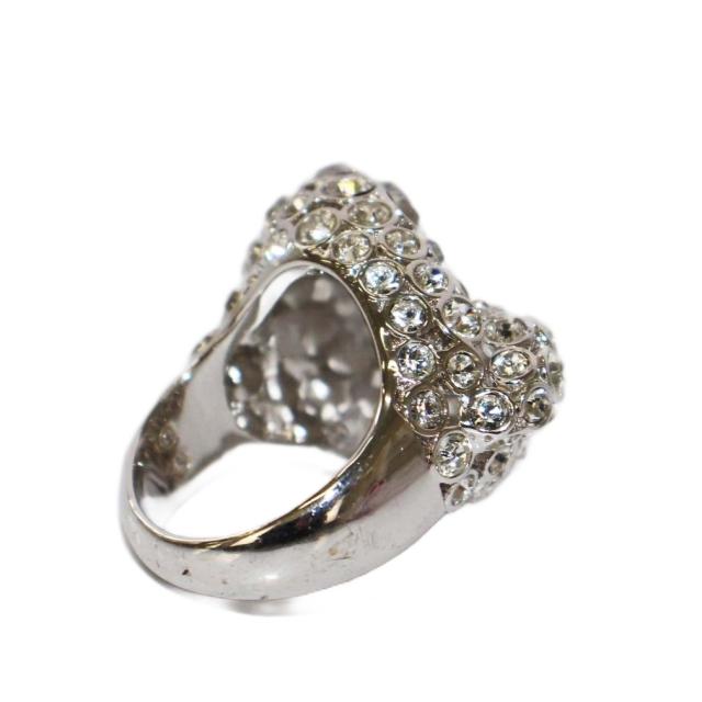 SWAROVSKI リング シルバー 指輪 スワロフスキークリスタル 55 箱付き 