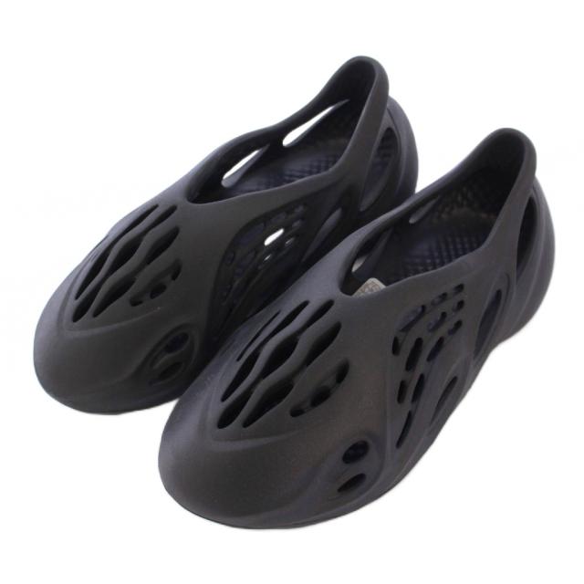 【中古】アディダス adidas YEEZY Foam Runner イージーフォーム ランナー サンダル 厚底 US10 28.5cm 黒 ブラック