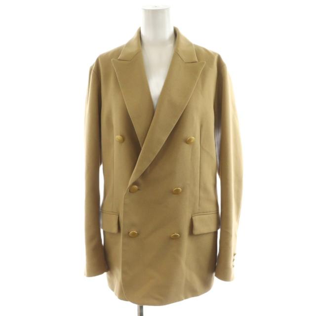【中古】スピック&スパン Spick&Span 20SS ミラノツイルピークドカラージャケット テーラードジャケット 38 ベージュ