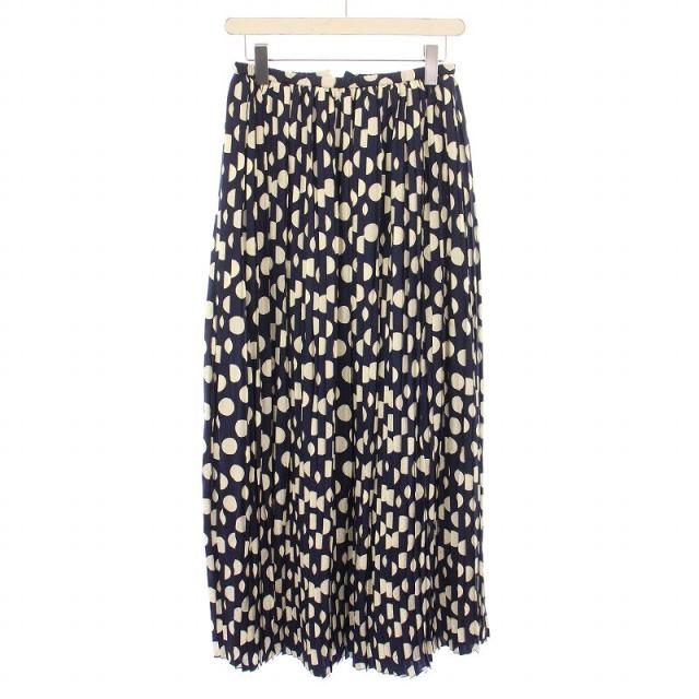 Drawer ドゥロワー 36 シルク100 ロングスカート Drawer（ドゥロワー