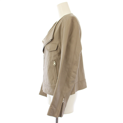 中古】スローブ イエナ SLOBE IENA ライダースジャケット ラムレザー