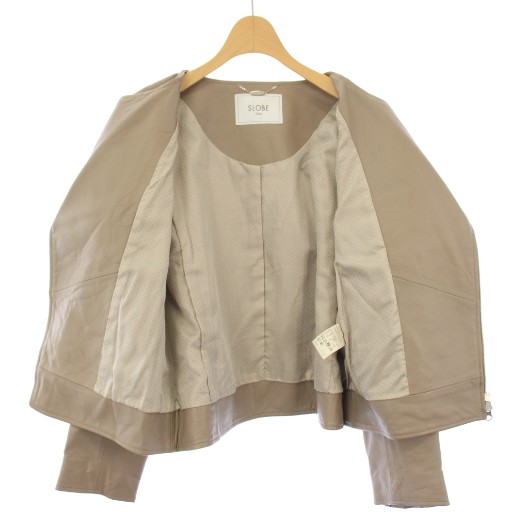 中古】スローブ イエナ SLOBE IENA ライダースジャケット ラムレザー