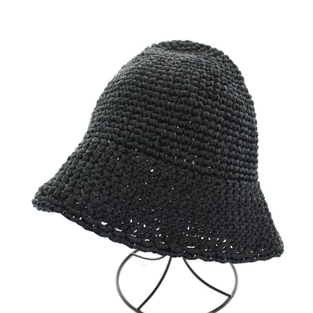【中古】シンゾーン Shinzone ペーパークロシェットハット PAPER CROCHET HAT 帽子 FO 黒 25MMSIT02 レディース