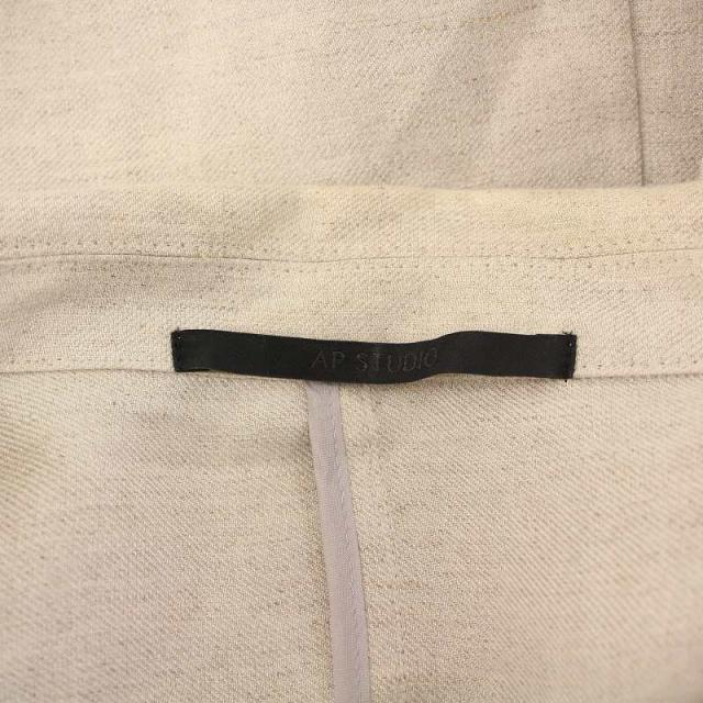 【中古】エーピーストゥディオ AP STUDIO 24SS リネンミックスライトジャケット アウター 前開きトッパー ベージュ 中古】エーピーストゥディオ AP STUDIO 24SS リネンミックスライト