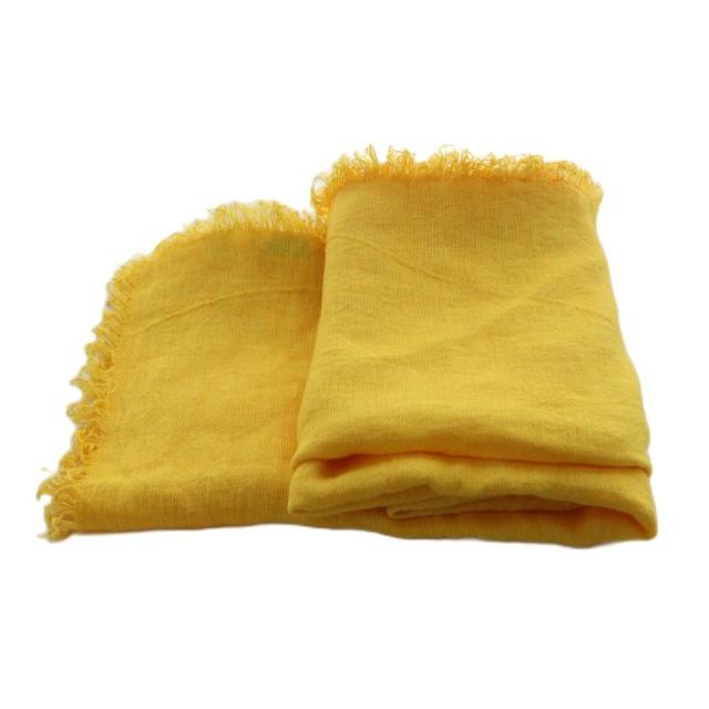 中古】ロンハーマン Ron Herman ASAUCE MELER ストール フリンジ 麻