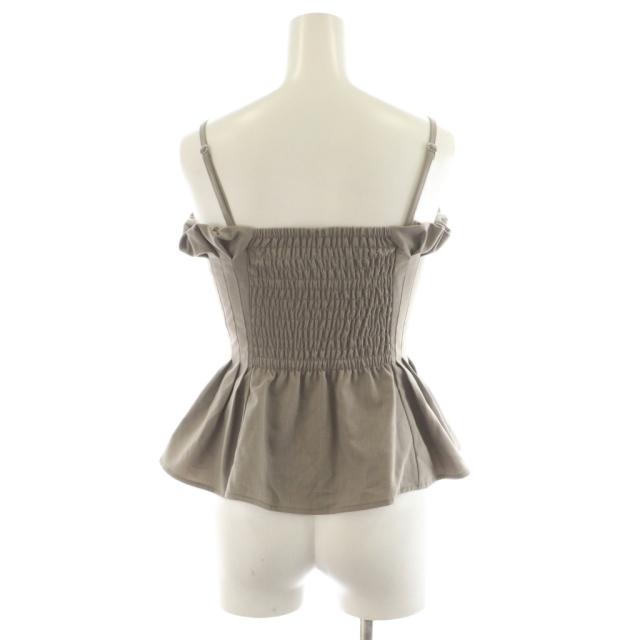 中古】スナイデル SNIDEL 24AW セットアップ タックペプラムベアTOPS