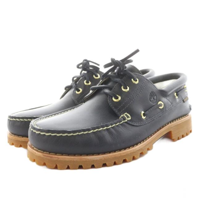【中古】ティンバーランド × エメ レオン ドレ オーセンティック ローファー レザー US10.5 28.5cm 紺