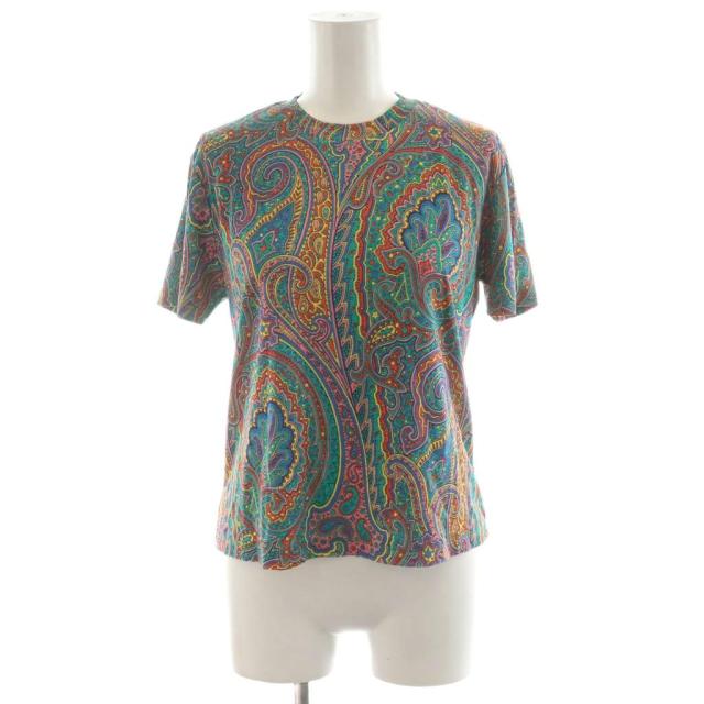 エトロ　カットソー エトロ(ETROI) メンズ ペイズリー柄Tシャツ クルーネック半袖 送料無料